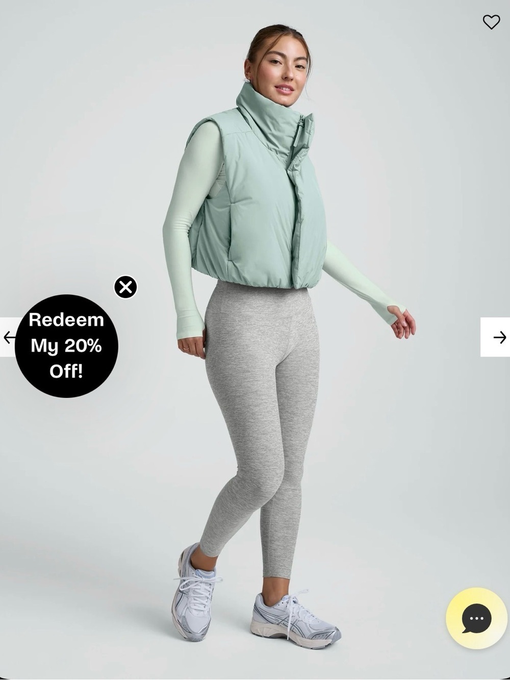 NEW- Beyond Yoga puffer vest